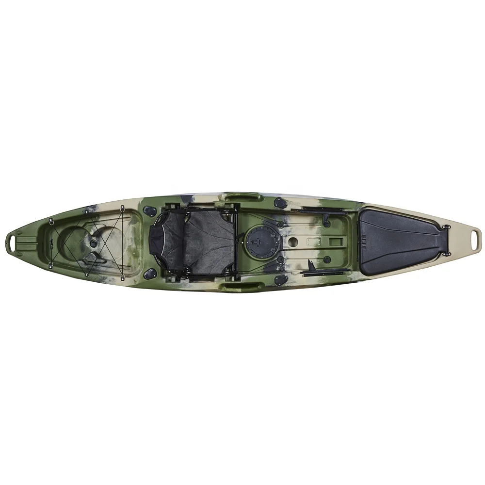 LSF 12 ft kayak dace pro angler fishing paddle kayak  with wheels