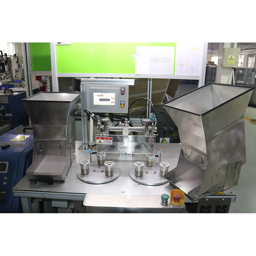 
Hot melt dispenser for carbon block 