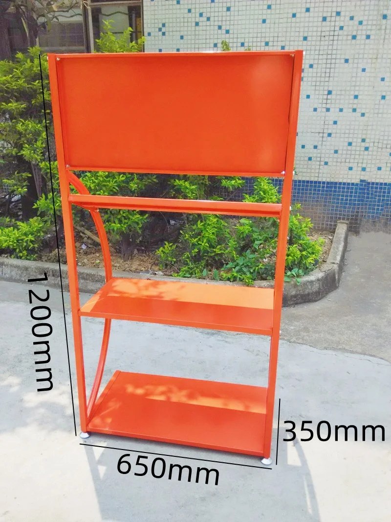 Custom Garage Store Car Battery Mat Accessories Motor Lubricating Engine Oil Bottle Tools Metal Display Rack Stand Holder