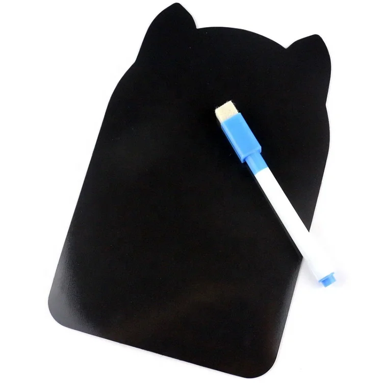 Bread milk and dessert shop advertising gifts mini fridge magnet whiteboard with custom printing and magnet maker pen