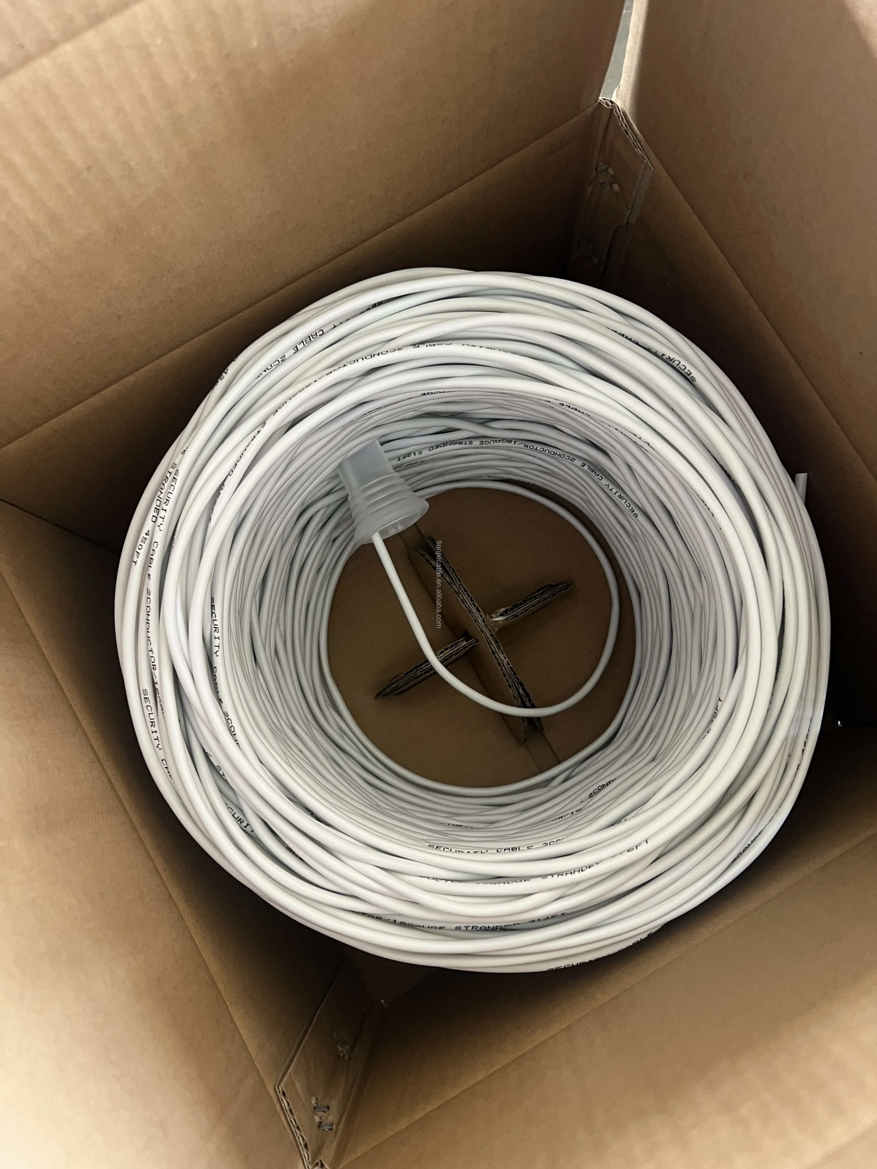 UL listed FPLP CMP Shielded 16AWG STRANDED bare Copper 2Core Security Fire Alarm Cable