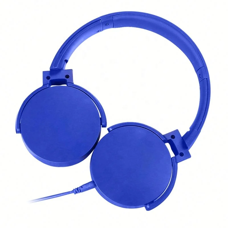 
Company Manufacturers High Quality Earmuff Headphones Wired Stereo Headphone for Smart Phone 