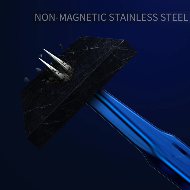 MECHANIC AAC-14 High Hardness 8 Hollows Stainless Steel Precise Tweezers Phone PCB IC Chip Repair Non-magnetic Heat-dissipating