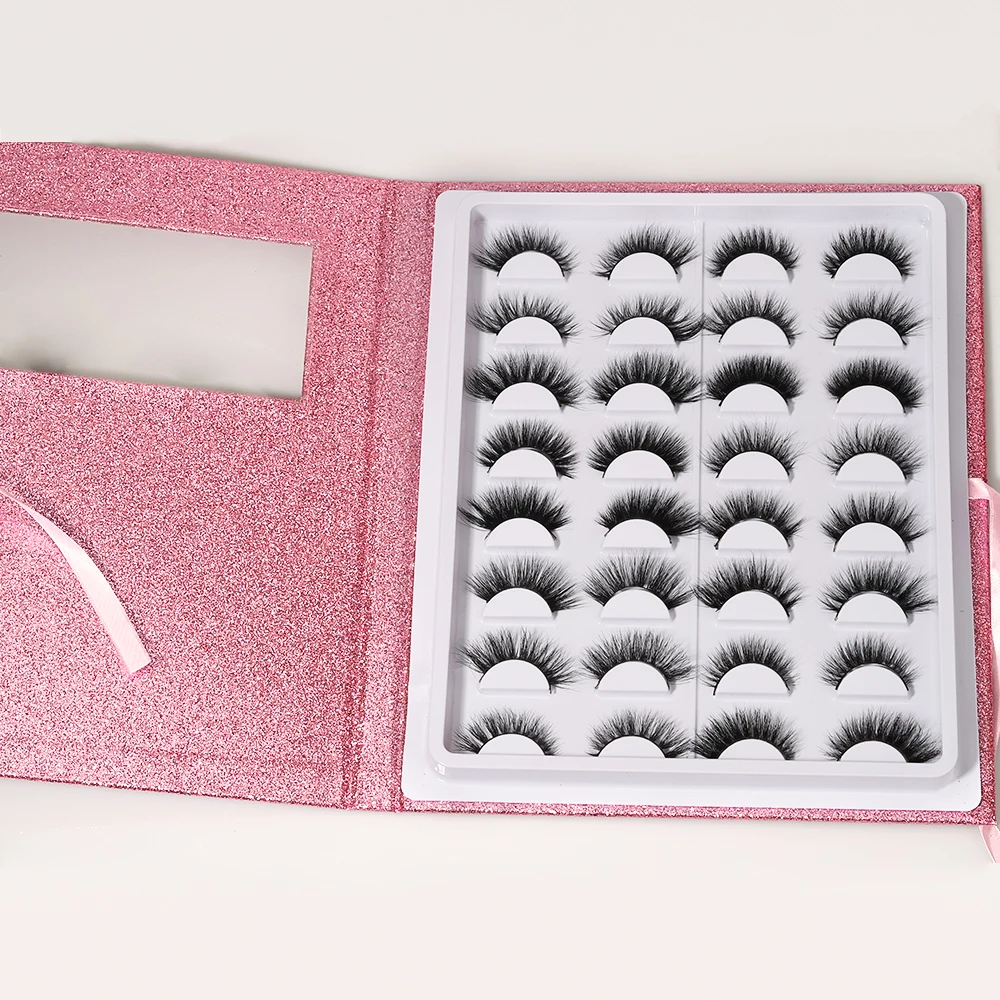 Wholesale Dramatic Faux Mink Eyelash Vendor Diamonds Customized Boxes Packaging Fluffy Lashes 3D Silk Eyelashes