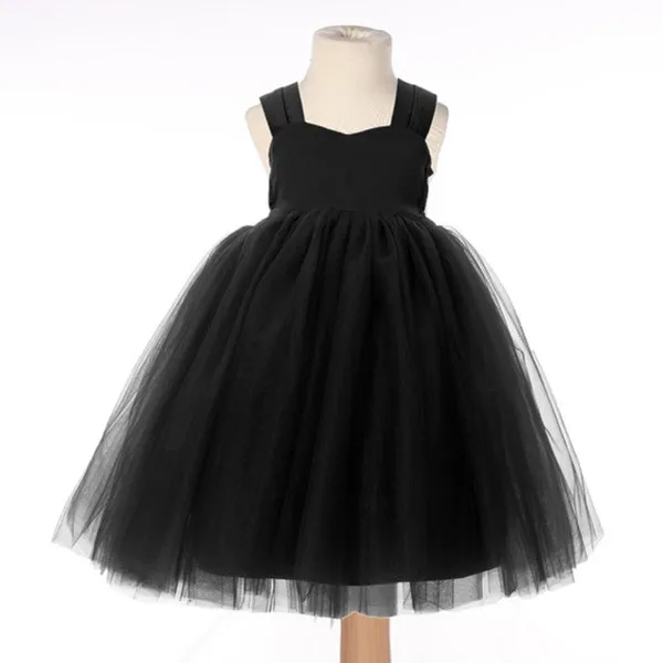 Satin Tulle Flower Girl Dress Tutu Birthday Dresses Baby Frock Design
