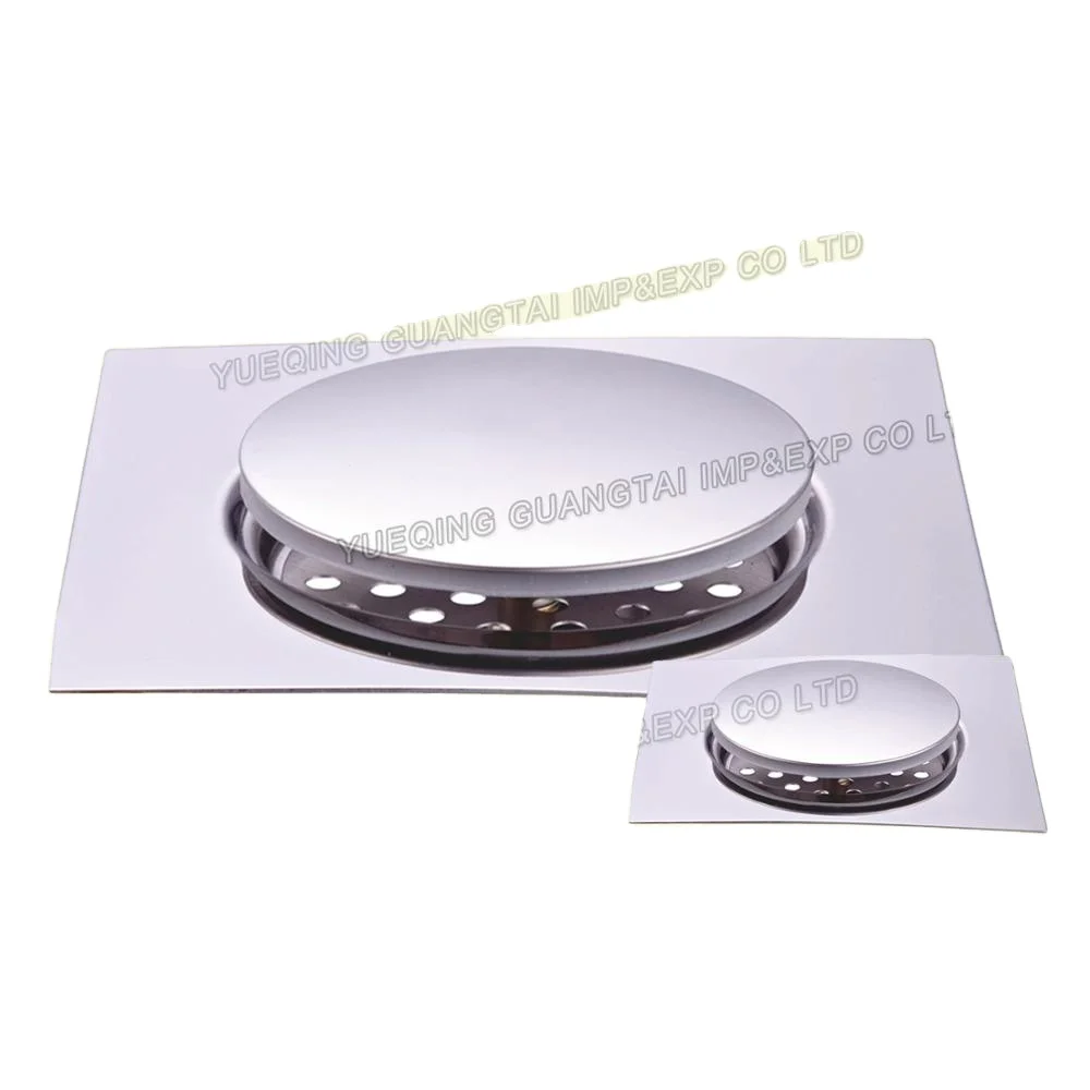 10*10 anti-insect anti-hair bathroom odor-resistant brushed nickel finish stainless steel floor drain