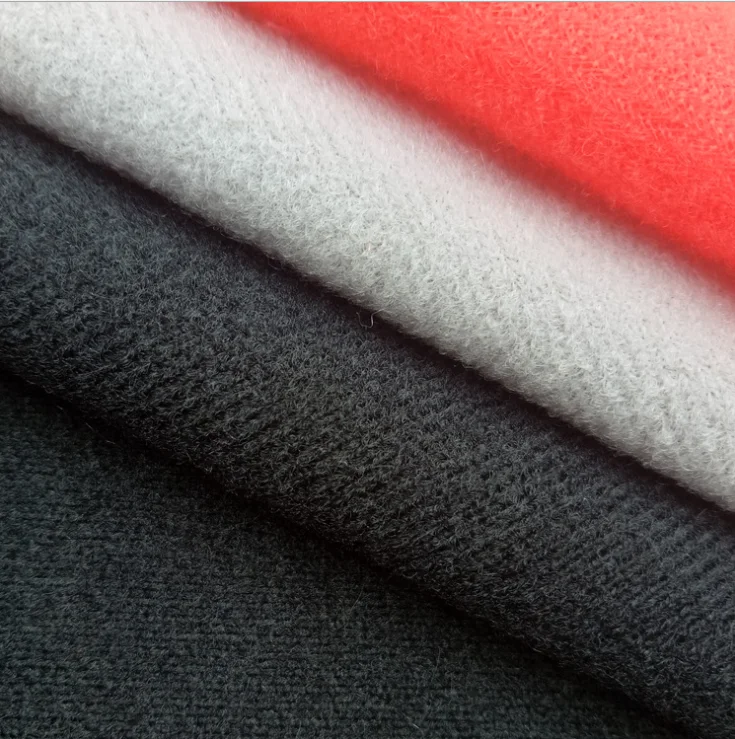 Tricot Polyester Brushed  Nylex Velour Fabric for eyeglasses case  box kid shoe lining