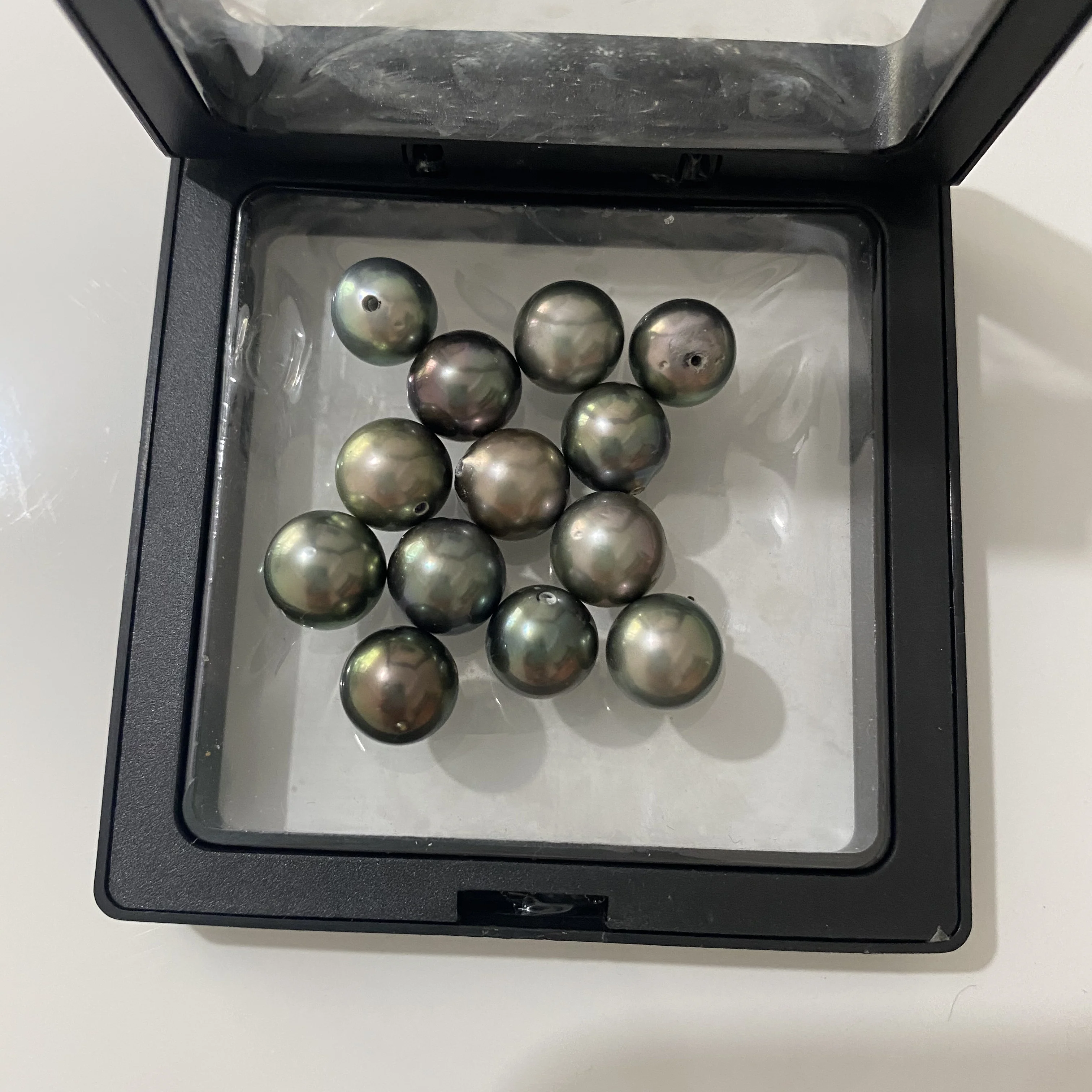 Natural Tahitian Black Pearl necklace 925 sterling silver jewelry hollow Necklace accessories women real pearl jewelry