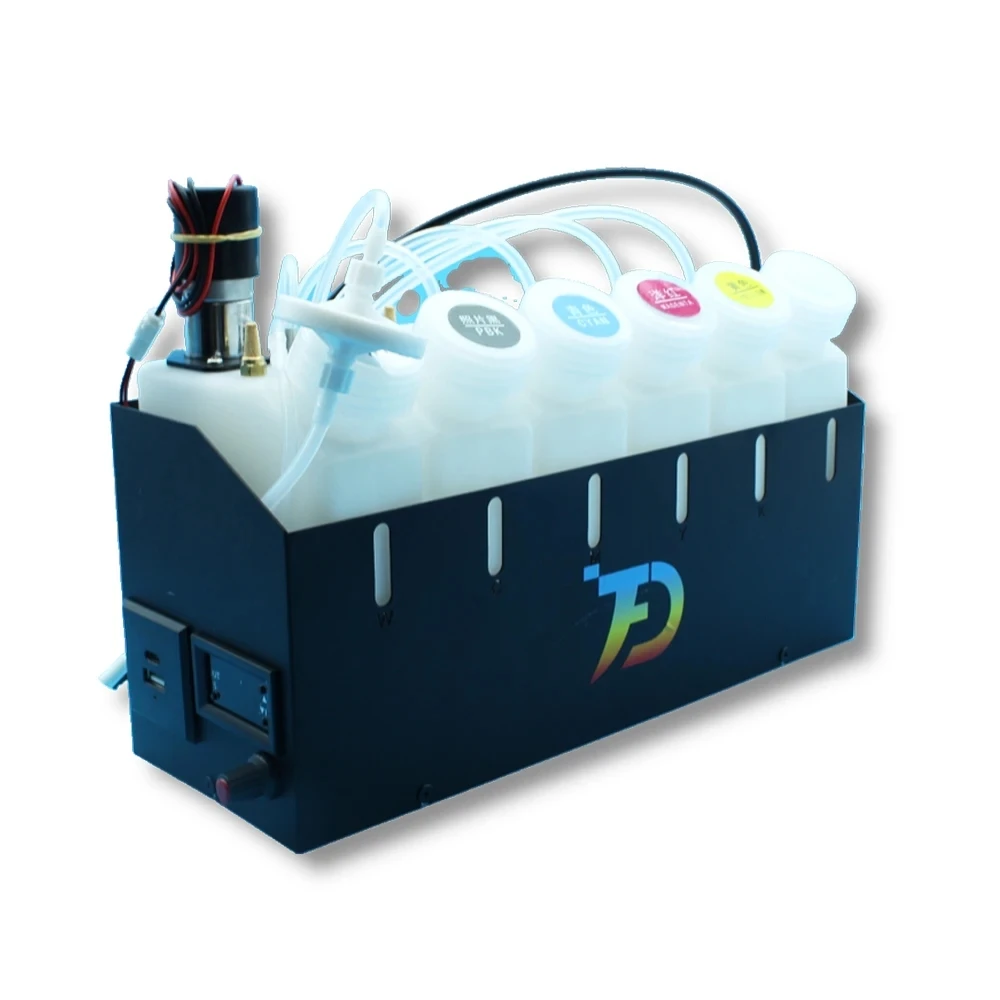 DTF Ink Circulation Kit CISS Tank Stirrer For Epson L18050 L8050 L1800 ET 8550 L800 L805 XP600 8500 DTG White Ink Mixer Timer