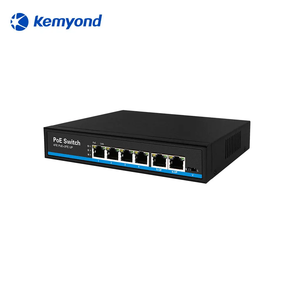 Пассивный сетевой коммутатор 24 в 4 8 10/100M Af/At неуправляемый Промышленный Ethernet