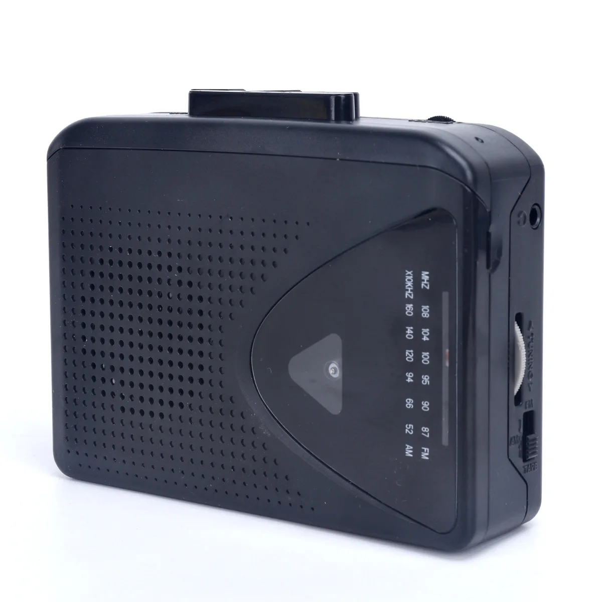 Hot Selling Portable Cassette Tape Drive Stereo Player Fm/Am Radio Loudspeaker With 3.5mm Earphone Jack