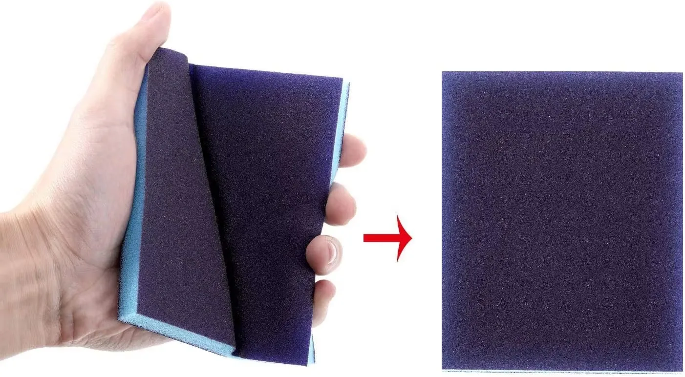 Hot sale Polishing abrasive tools aluminum oxide coarse medium fine sponge  hand silicon carbide rectangle sanding block