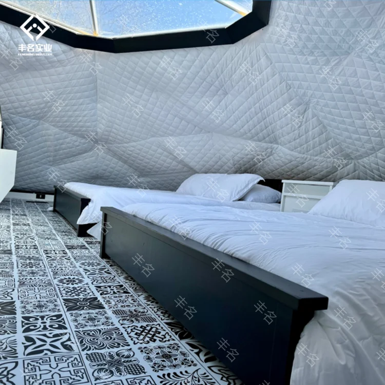 OEM ODM Glamping dome 4m 5m 6m 7m 8m lowest price geodesic dome house tent for sale