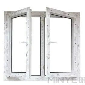 iron grid security PVC windows/plastic casement window/vinyl casement windows