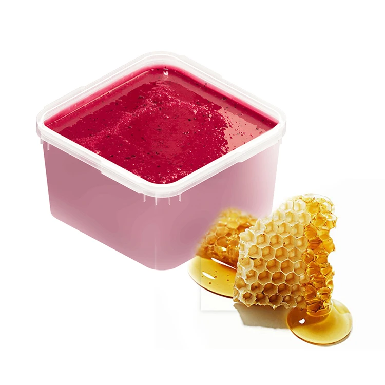 Manufacturer Kyrgyzstan Mountain Honey Cream 100% Organic Pure Natural Bee Honey Cream Honey With Black Currant