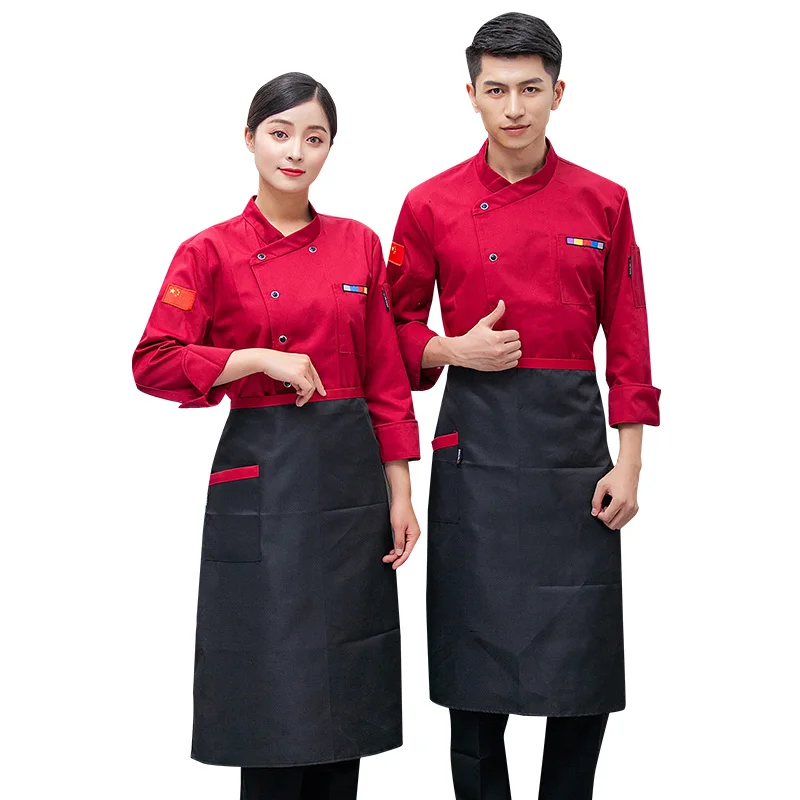 Фабричная форма шеф-повара высшего качества, форма для кухни в отеле, форма шеф-повара руководителя, для ресторана