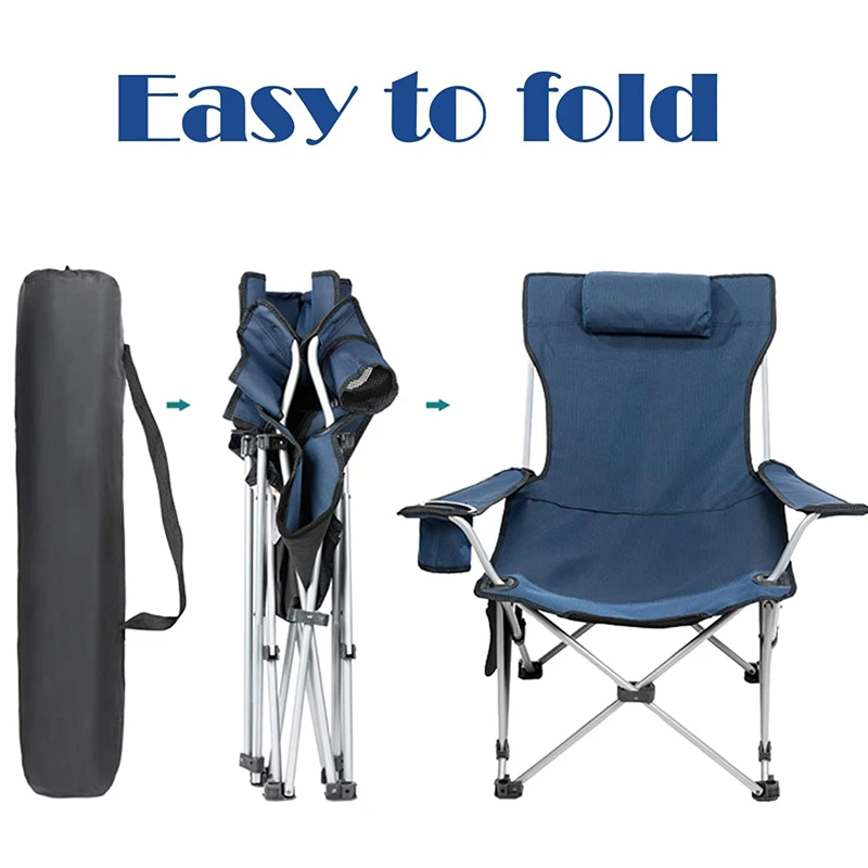 Outdoor Heavy Duty Wholesale Fold Up Aluminum Tourist Chair Folding Beach Chairs Relax Camping Lawn Chair