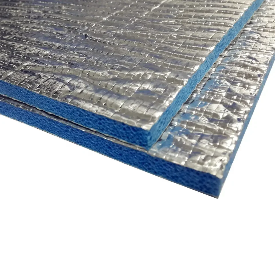 Adhesive Aluminum Foil Backed Xpe Foam Wall Insulation Materials