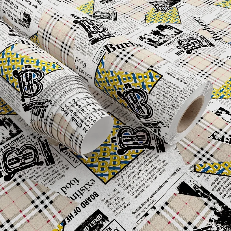 Modern Custom Self-Adhesive PVC Wallpaper for Home Decor Unique House Design Living Room Wallpaper for Anniversary