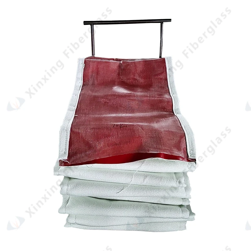 Acid resistance soft non metal Fiberglass fabric expansion joint pipe compensator