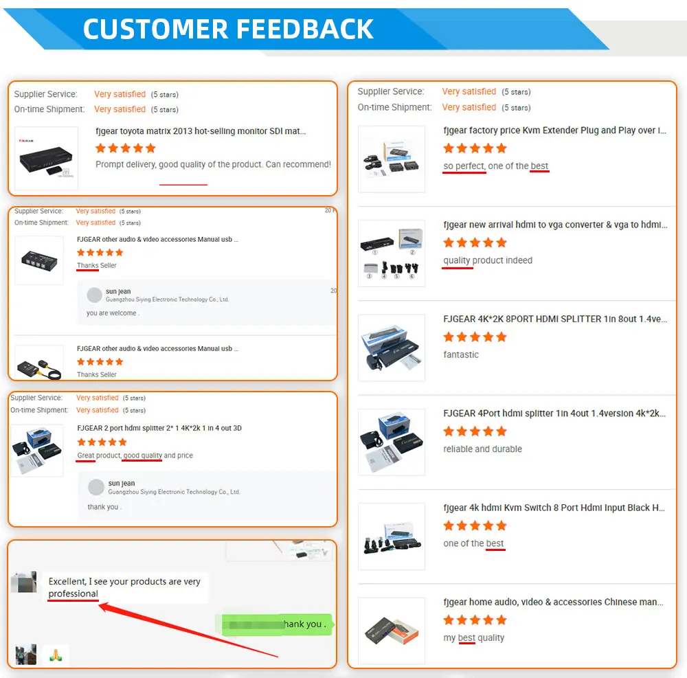 FJ-8K301 Fjgear Exquisite Craftsmanship Support Remote Control 3 In And 1 Out 7680*4320/60Hz 3 Port Switch Hdmi 8K Usb Switch