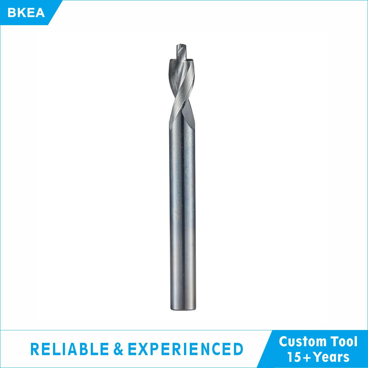 BKEA Customized tungsten carbide tools spiral Reamer  for Steel Parts CNC Lathe Straight Shank chamber reamer valve seat reamer