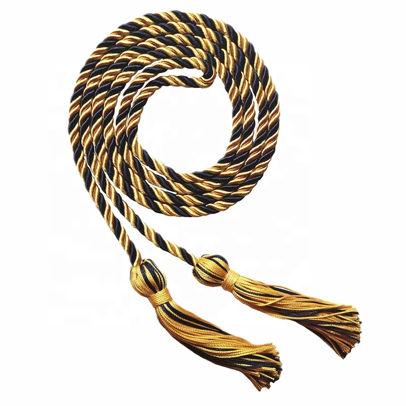 Gold/Purple  Multicolor-Academic-Grade  graduation honor  cords graduation cords