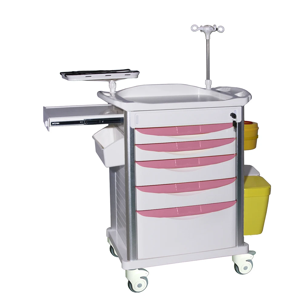 emergency trolley hospital furniture equipment medical trolley emergency crash use