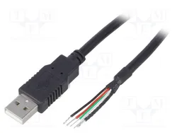 USB Type A To Wire Power Supply Cable for LED