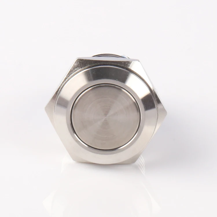 Hot Selling 16mm 16mm Normally Open 1no Metal 16mm Push Button Momentary