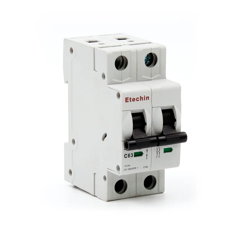 ETM3-H 2p MCB Mini Miniature circuit breaker 6KA Kema 40 amps 32a overload short AC power safty home high quality Din Rail Mount