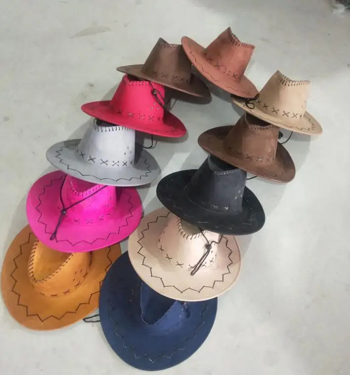 Hot sale cheap wholesale felt cowboy hats unisex