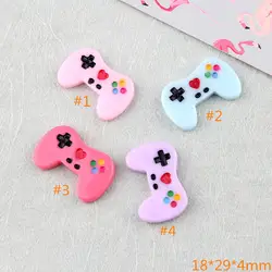 Кавайный полимерный игровой контроллер с плоской спинкой, кабошоны, геймпад для Playstation Gamer, кабины, миниатюрное художественное украшение