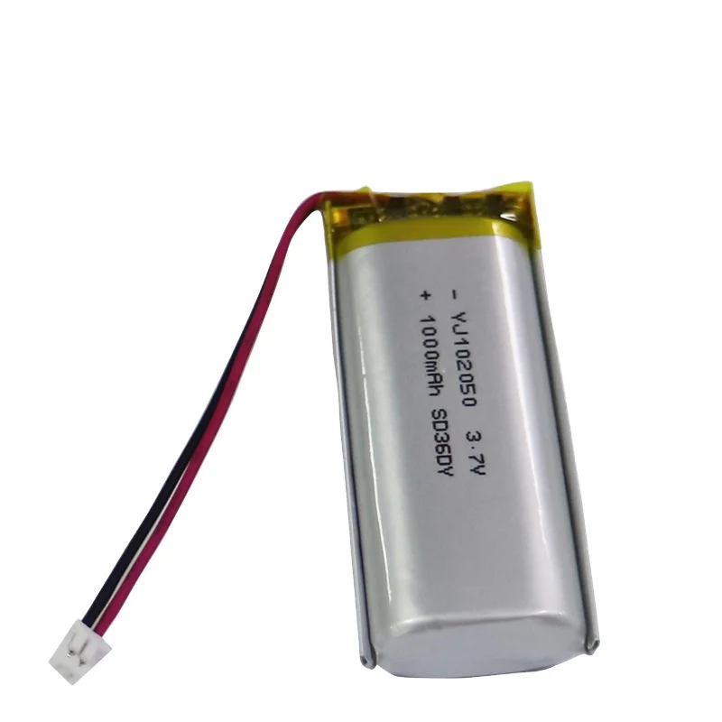 High quality rechargeable lipo battery YJ102050/1000mAh 3.7V lithium ion battery for Sports speaker lithium ion battery