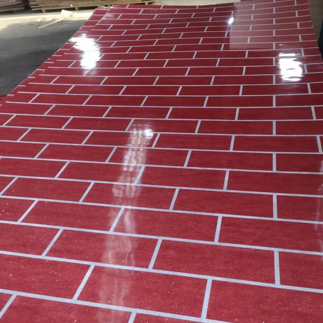 2.0Mm/2.5Mm Paper Overlay Plywood Polyester Plywood Flower Paper Mdf