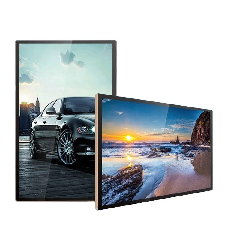 Indoor Android Advertising Video Player LCD Display Wall Mounted Digital Signage 21.5 32 Inch Infrared Touch Screen