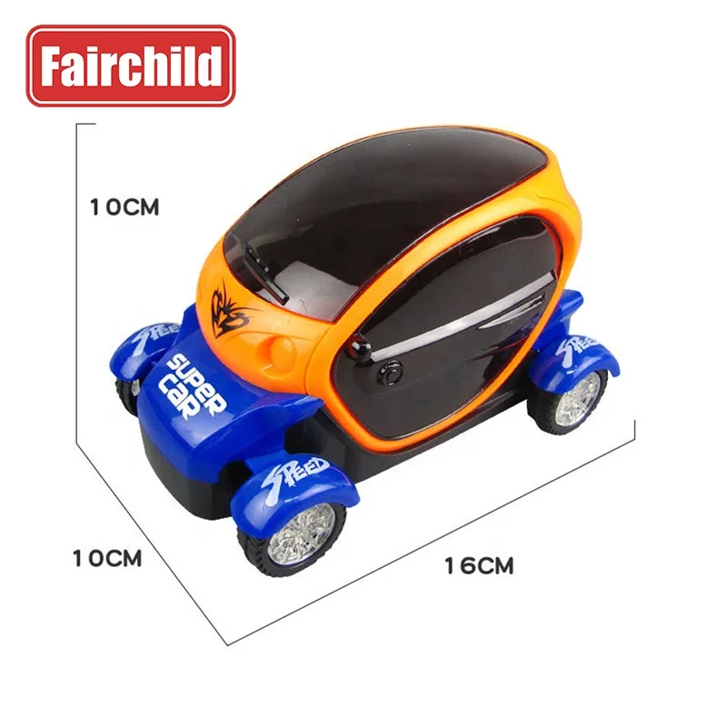 Light Stunt Toy Car Toys Truck with Light Music Electric Toy Car Rolling Car 3D for Kids Plastic Color Box Unisex ABS 120PCS/CTN