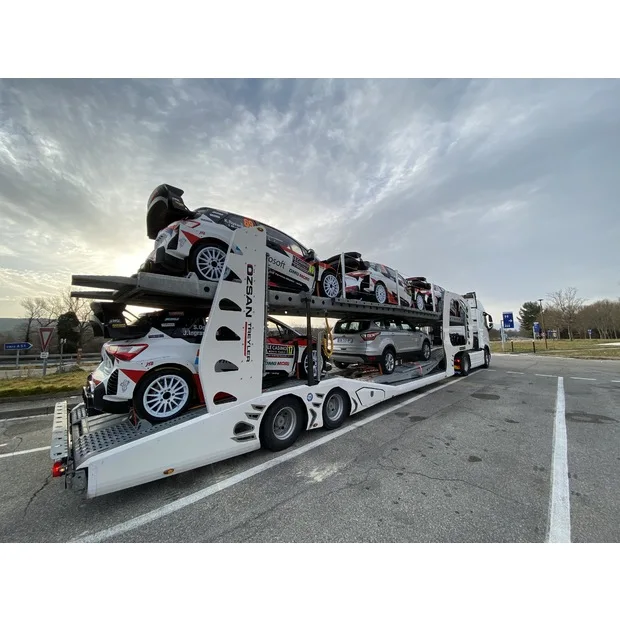 13600 мм + 1300 длина 2550 ширина Extension2 ось автомобильного багажного SEMI-TRAILER