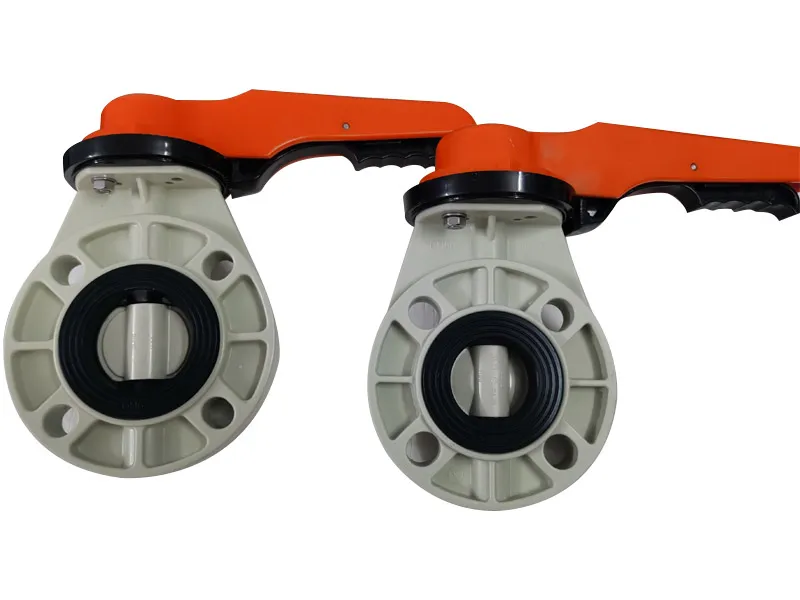 Corrosion and low temperature resistant PPH butterfly valve