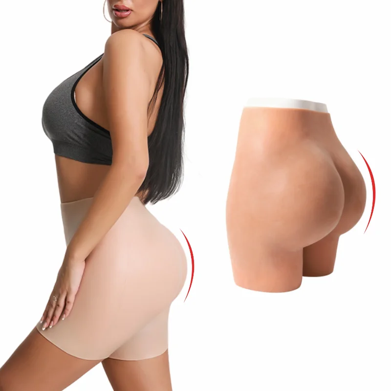 Sexy Bum Realistic Silicon pant False Butt Enhancing Pants Plump Woman Hip Ass Panties Artificial Silicon Buttocks And Hips