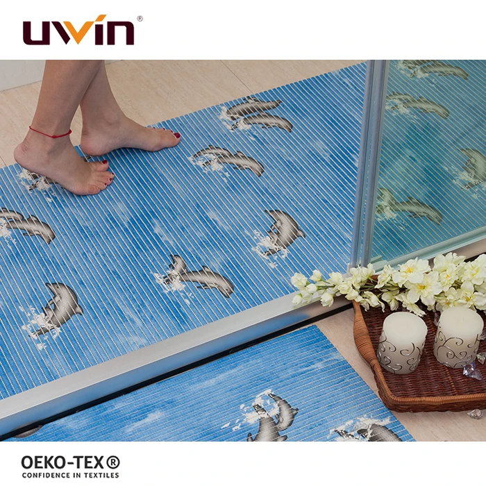 UWIN High Quality Custom Designs Mat Folding Mat Anti-slip Car Door Floor PVC Foam Roll Bath Bathroom Anti Slip Mat