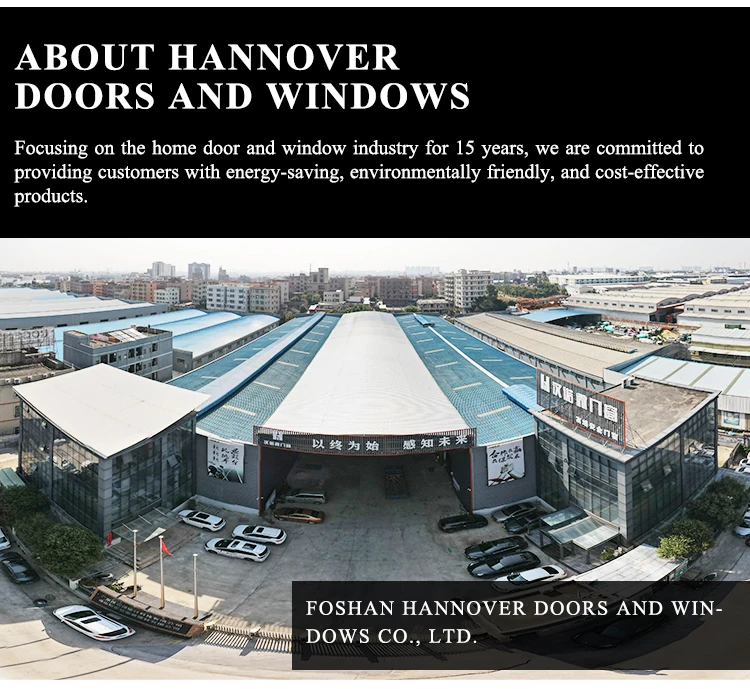 HANNOVER Customize Design Casement Windows With Security Screens  Aluminum Tempered Bullet Proof Glass Window For House