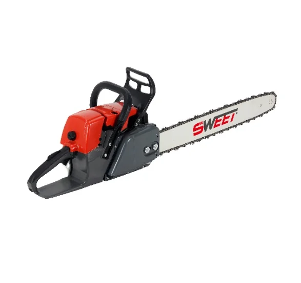 Powerful 72.2cc Gasoline  Chain Saw Petrol Chainsaw 2 stroke single cylinder forced air cooling 381 chain saw