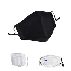 Customized sublimation digital printing 3D origami cloth cotton facemasks face cover