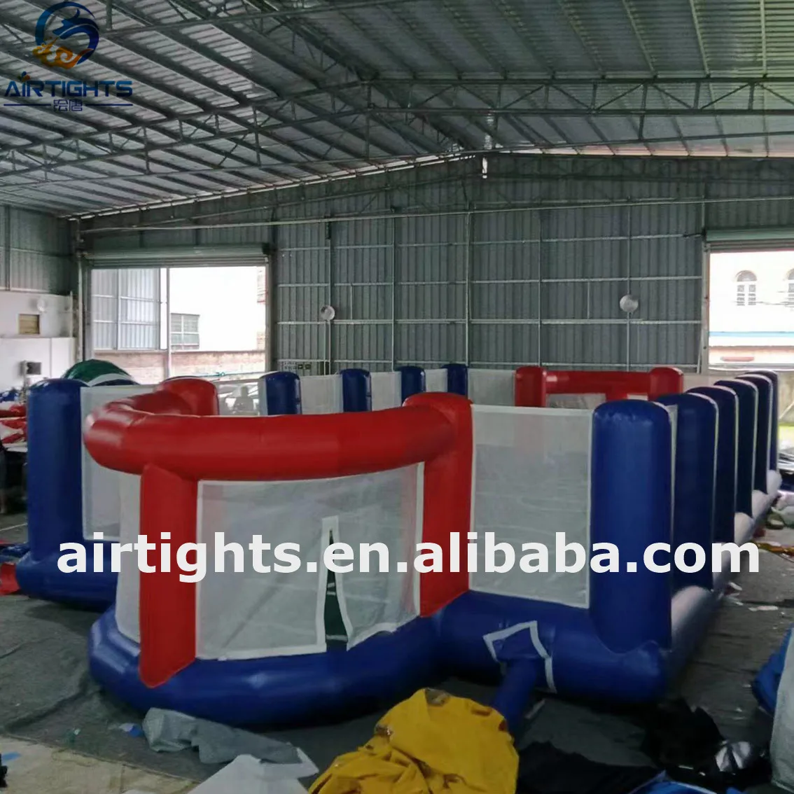 Hot Selling Soccer Field Factory Price Durable Inflatable Human Football Foosball Court
