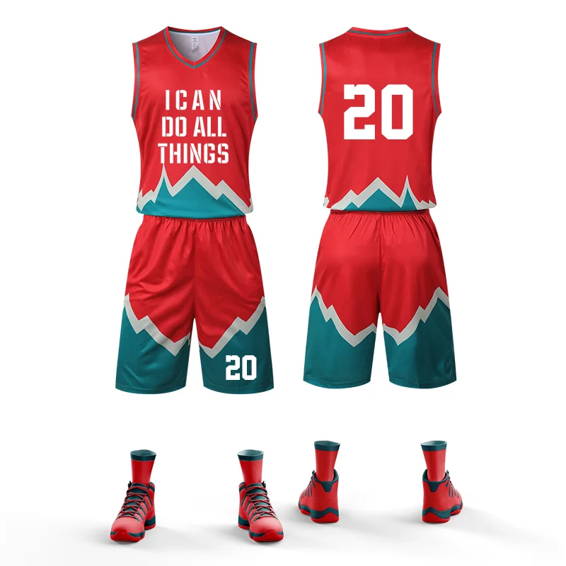 Chinese Factory Personalized Logo basketball sublimation uniform  men custom different color basketball jerseys