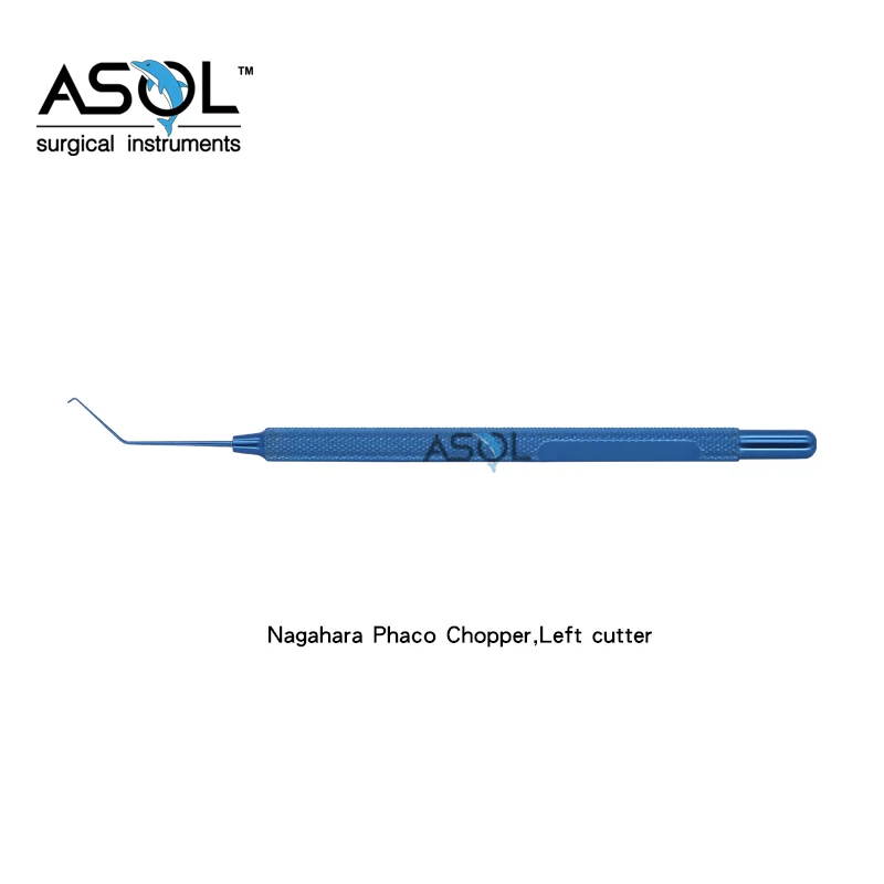 Make custom left cutter round tip nagahara phaco chopper cataract surgery instruments