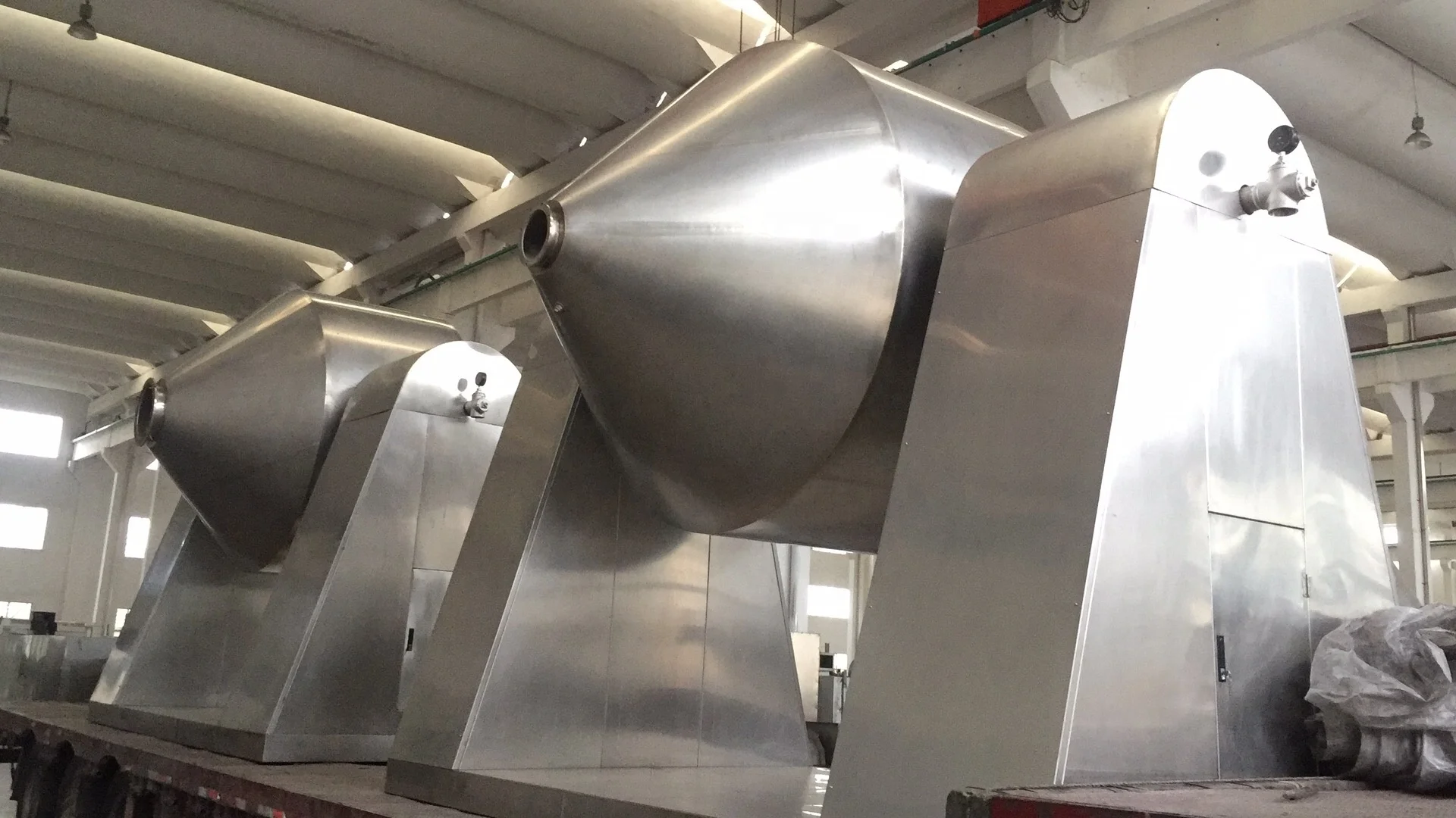 Cheap Factory Price SUS304L Sodium Pyrophosphate Double Cone Vacuum Dryer