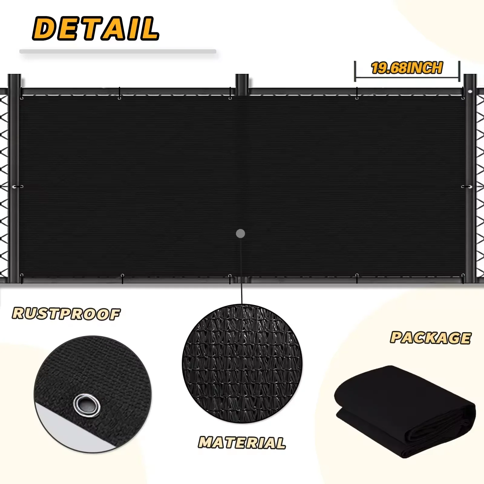 patio durable shade hotel balcony princeton fence privacy fabric fence designs gate white