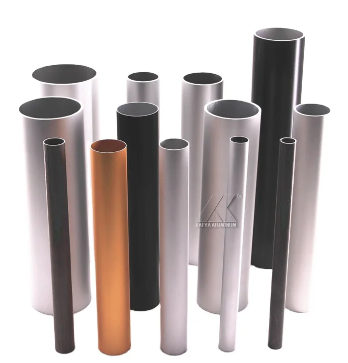 Custom OEM seamless tubing anodized aluminum tube 6005 6082 7005 7075 round